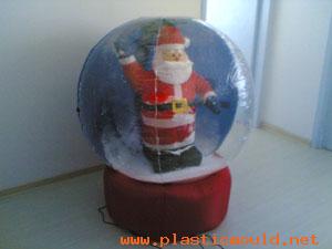 Stock snowflake ball Santa Claus