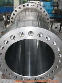 Forged cylinder for shearing machine