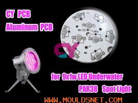 PCB for LED Underwater Spot Light 9x1par