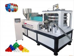 high-speed rotary bottle cap moulding machine