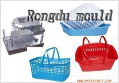plastic fruit basket with handle mould/household mould