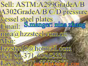 ASTM:A299GrA/A299GrB pressure vessel steel plates