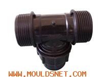 PP Pipe Fitting Mould PP Compression Male thread tee
