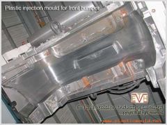 Injection mould for automotive bumper