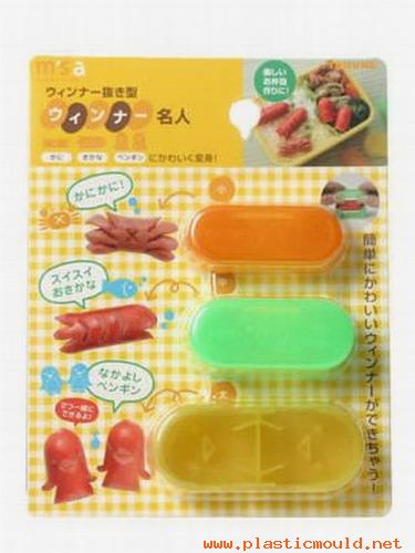 Plastic Sausage Mold For Student Lunch Food