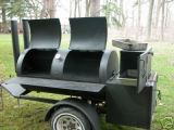 BBQ Grill With Trailer