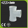 ISO certificated wholesale PVC fitting equal tee/PVC equal tee/PVC tee
