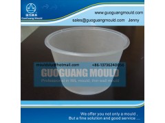 W031 plastic bowl mould, thin wall mould, disposable bowl mould