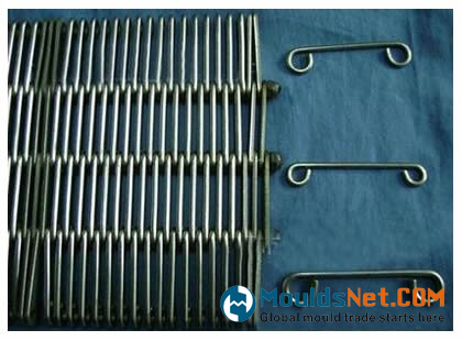 An eye flex co<em></em>nveyor belts with standard plate edge