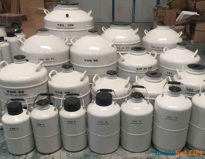 Portable cryogenic dewar tank 2L liquid nitrogen tank