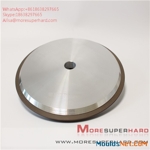 Resin CBN grinding wheel processing stainless steel plate Alisa@moresuperhard.com (10)