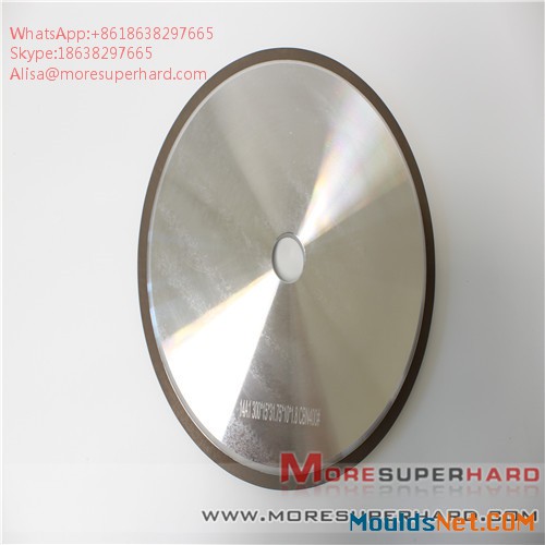 Resin CBN grinding wheel processing stainless steel plate Alisa@moresuperhard.com (3)