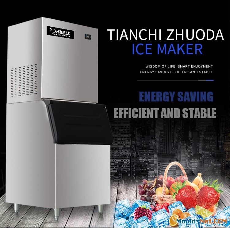 automatic power saving industrial ice maker